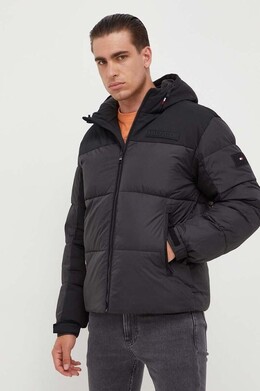 Tommy Hilfiger: Чёрная куртка 