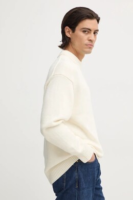 Calvin Klein Jeans: Бежевый свитер 