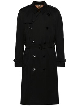 Burberry: Плащ  Kensington с поясом