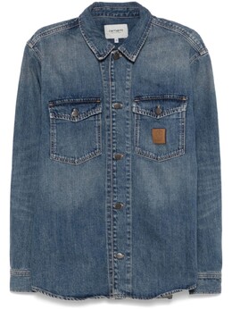 Carhartt WIP: Синяя рубашка 