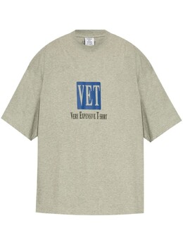 Vetements: Хлопковая футболка 
