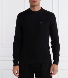 Calvin Klein Jeans: Чёрный свитер 