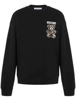 Moschino: Чёрная толстовка  Teddy Bear