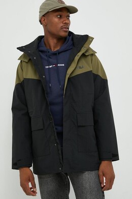 Fila: Чёрная куртка 
