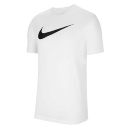 Nike: Белая футболка  Swoosh