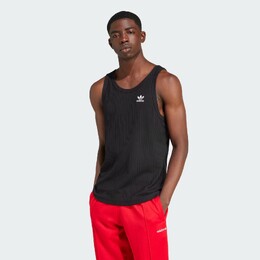 Adidas: Чёрная майка  Essentials