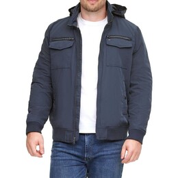 Tommy Hilfiger: Тёмная куртка  Big&Tall