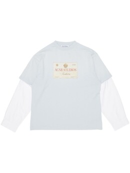 Acne Studios: Футболка с принтом 