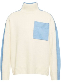 JW Anderson: Белый свитер 