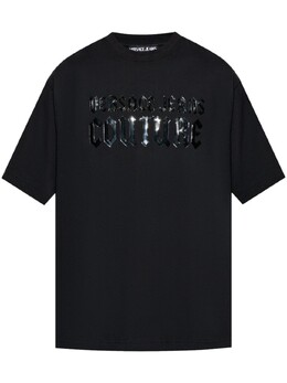 Versace Jeans Couture: Чёрная футболка 