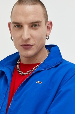 Tommy Jeans: Синяя куртка 