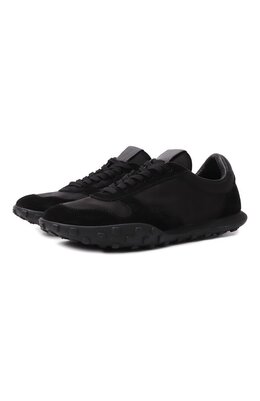 Jil Sander: Чёрные кроссовки  Moon