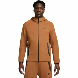 NIKE: Коричневая толстовка 