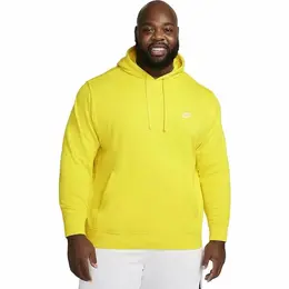 NIKE: Жёлтая толстовка  Club