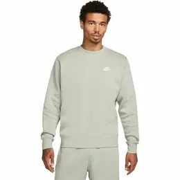 NIKE: Зелёный свитшот  Club