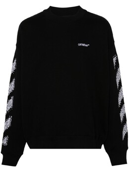 Off-White: Чёрная толстовка  Diag
