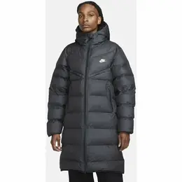 NIKE: Чёрная куртка  Windrunner