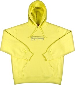 Supreme: Толстовка  Kaws Chalk с капюшоном