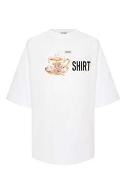 Moschino: Хлопковая футболка 