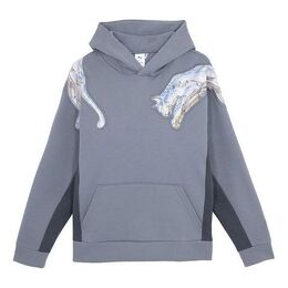PUMA: Серая толстовка 