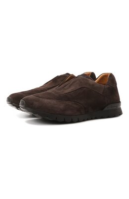 Kiton: Коричневые кроссовки 