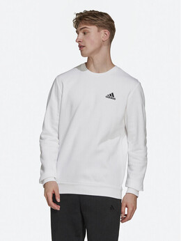 Adidas: Белая толстовка  Essentials
