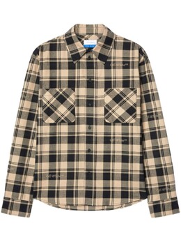 Off-White: Рубашка из фланели 