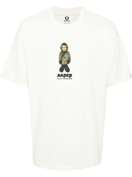 A BATHING APE: Футболка с принтом 