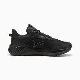 PUMA: Чёрные кроссовки 