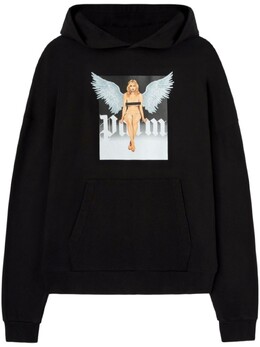Palm Angels: Толстовка со стразами 
