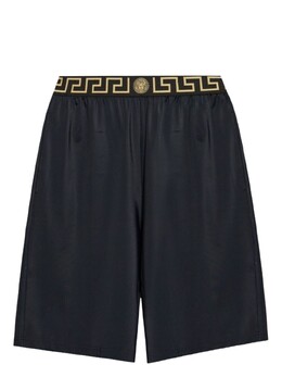 Versace: Шорты  Greca с поясом