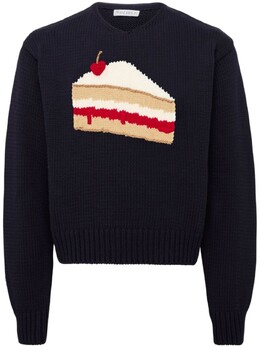 JW Anderson: Синий свитер 
