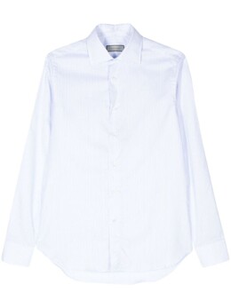 Canali: Рубашка в полоску 