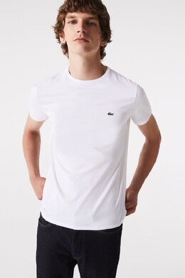 Lacoste: Белая футболка 