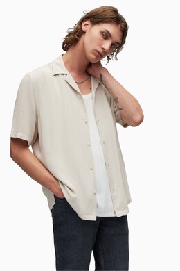 Allsaints: Рубашка  All Saints с коротким рукавом