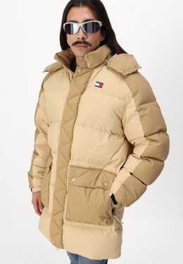 Tommy Hilfiger: Двухцветное пальто  Tommy Jeans