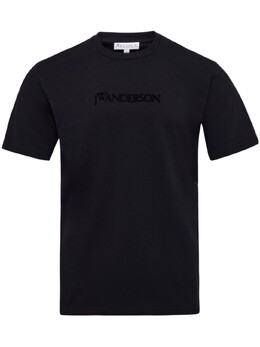 JW Anderson: Чёрная футболка 