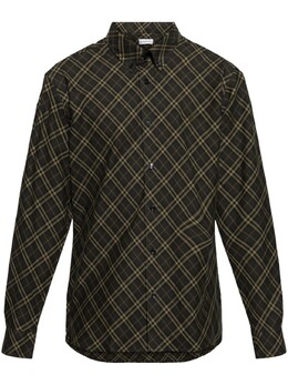 Burberry: Рубашка в клетку 