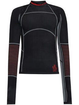 Moncler Grenoble: Футболка с длинным рукавом 