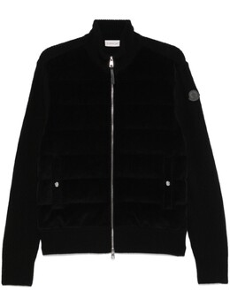 Moncler: Чёрный кардиган 