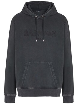 Balmain: Серая толстовка 