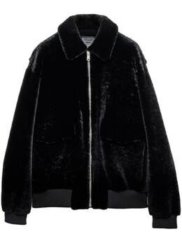 Prada: Куртка из овчины 
