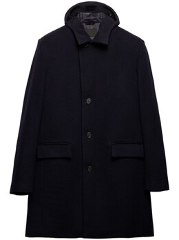 Prada: Однобортное пальто 