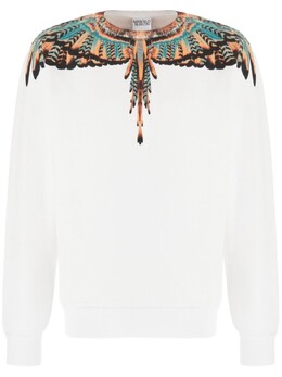Marcelo Burlon County Of Milan: Белый свитер 