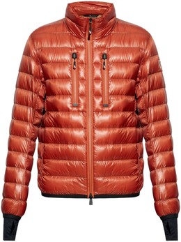 Moncler Grenoble: Оранжевый пуховик 