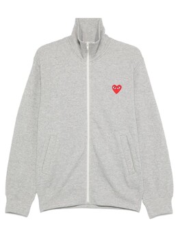 Comme Des Garçons Play: Серая толстовка 
