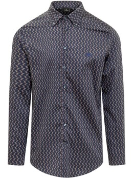 Etro: Синяя футболка 
