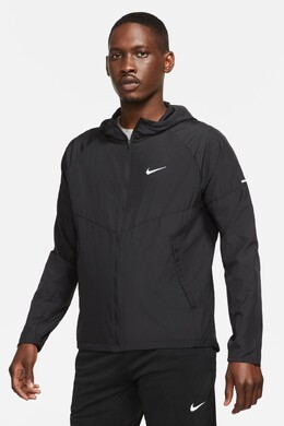 Nike: Чёрная куртка 