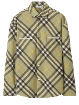 Burberry: Рубашка из шерсти 