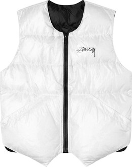 Stussy: Белый жилет 